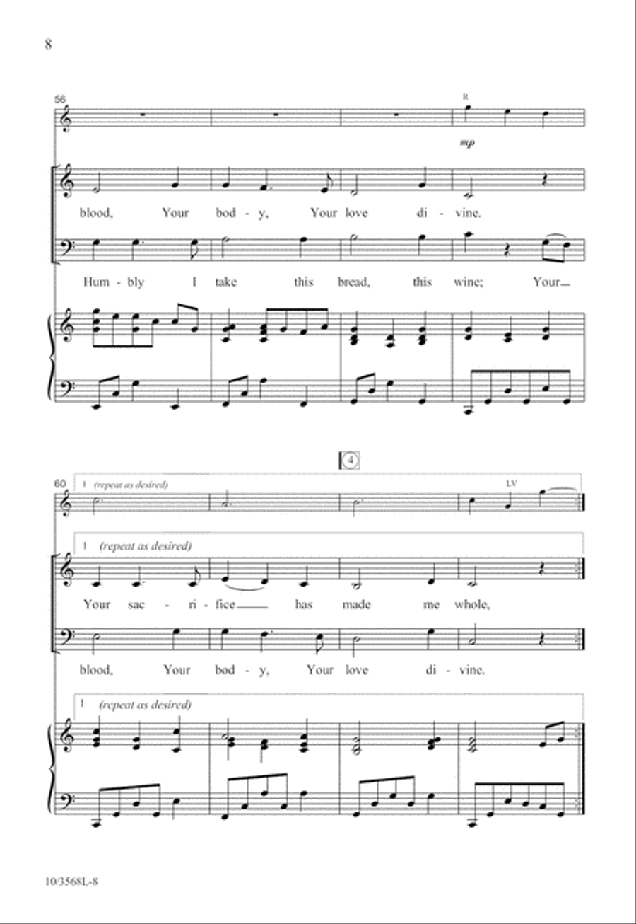 Communion Canon 3-Part scores gallery preview page 9