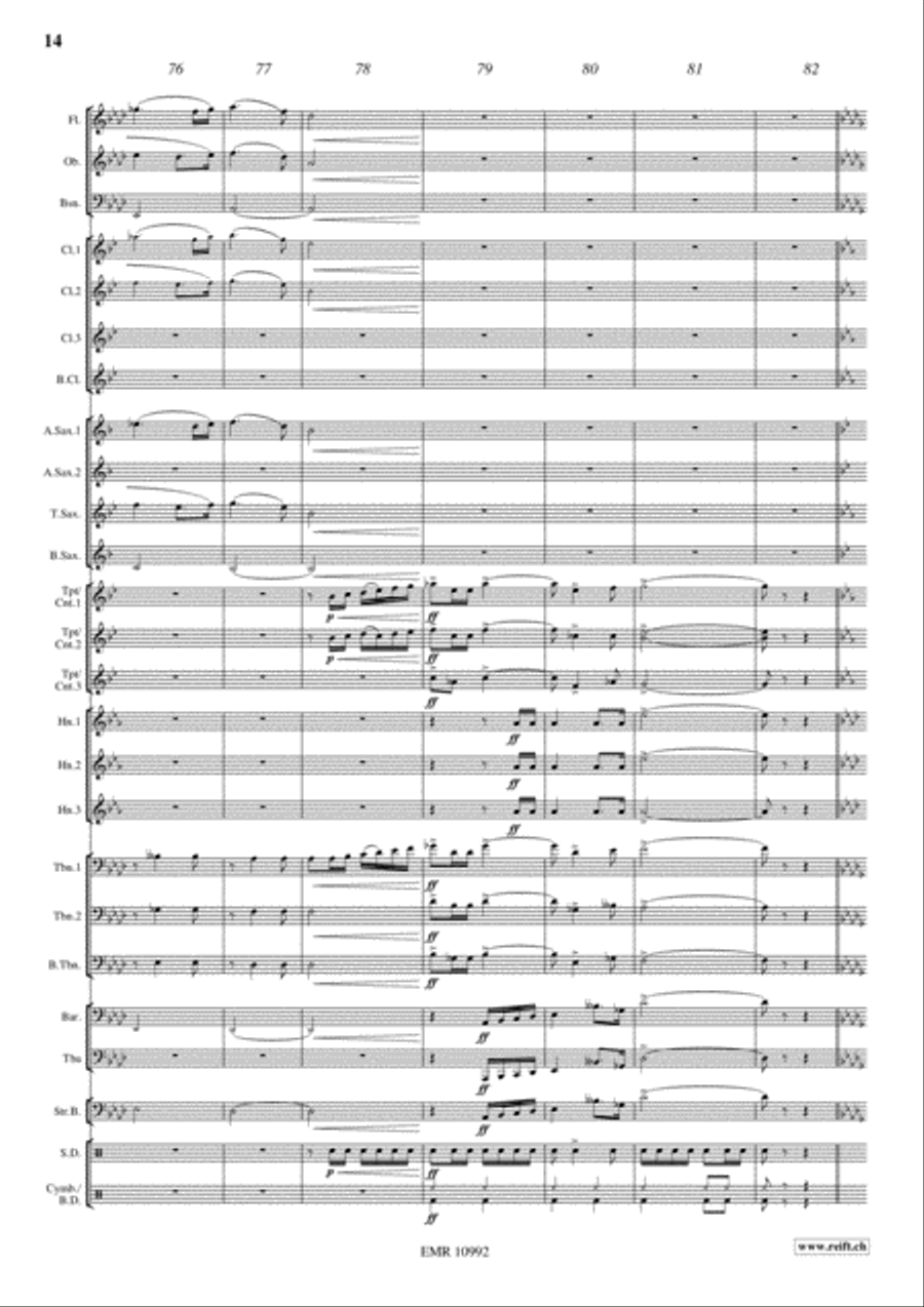 Brass Explosion Concert Band scores gallery preview page 15