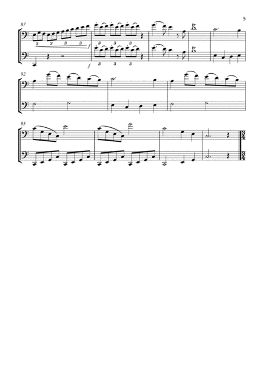 Sonata No1 Sonata No1 Woodwind Duet scores gallery preview page 5