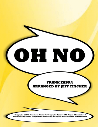 Book cover for Oh No