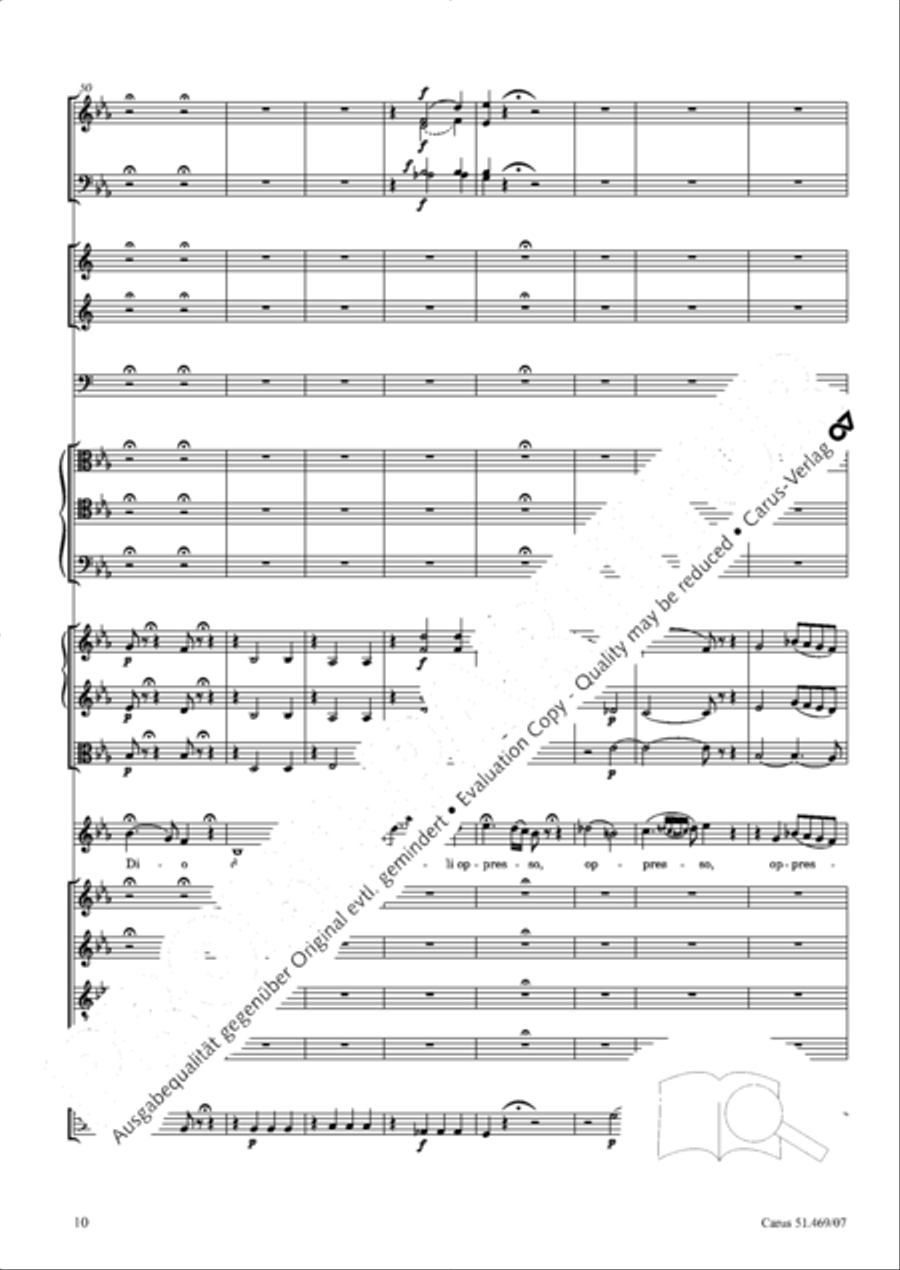 Davide penitente 4-Part scores gallery preview page 23