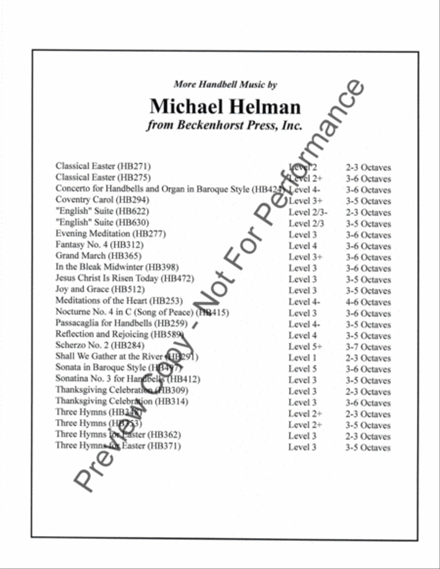 English Suite - 2 to 3 octaves 3-Octaves scores gallery preview page 16