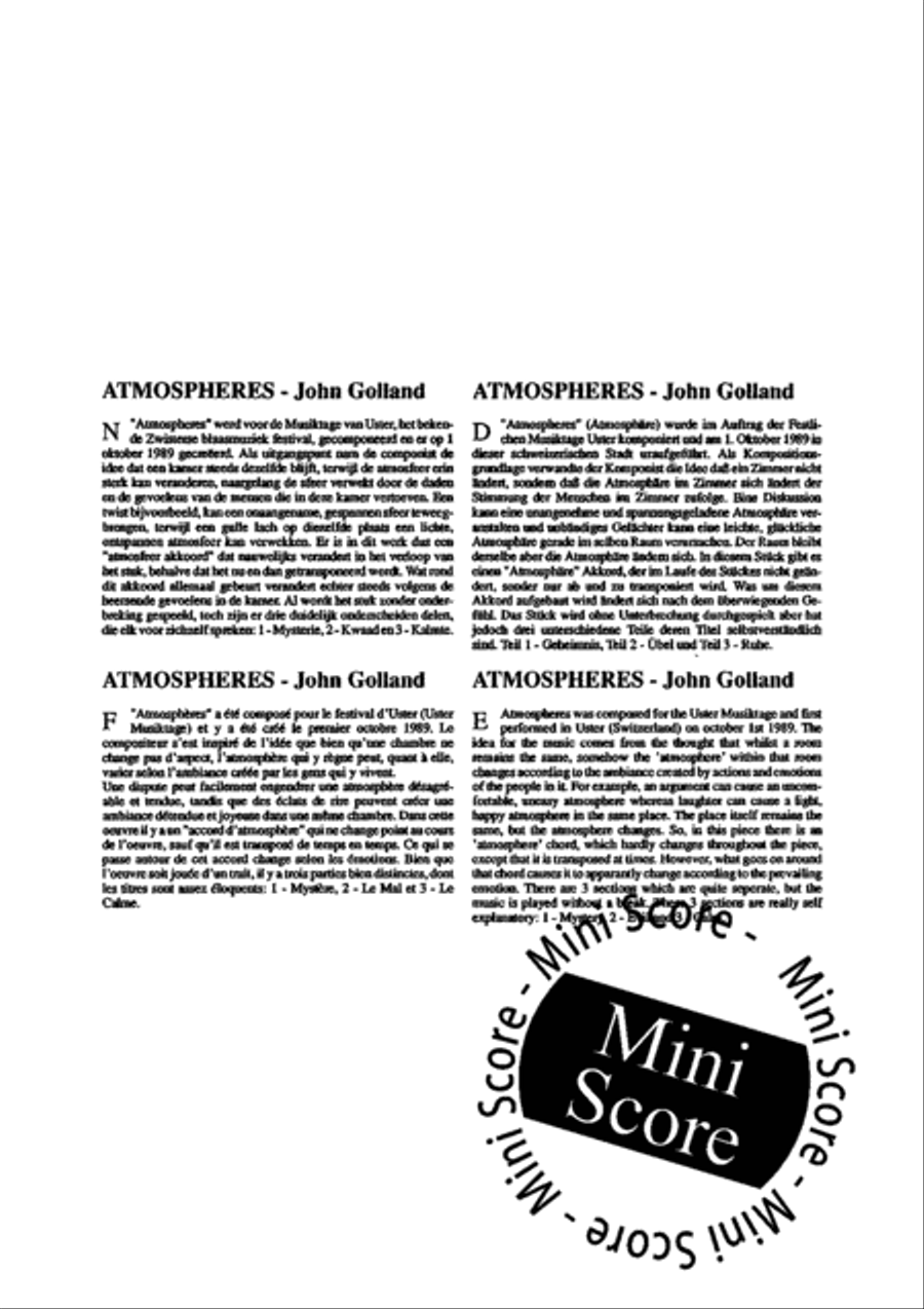 Atmospheres Concert Band scores gallery preview page 68