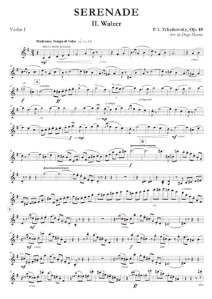 "Walzer" from Serenade Op. 48 for String Quartet
