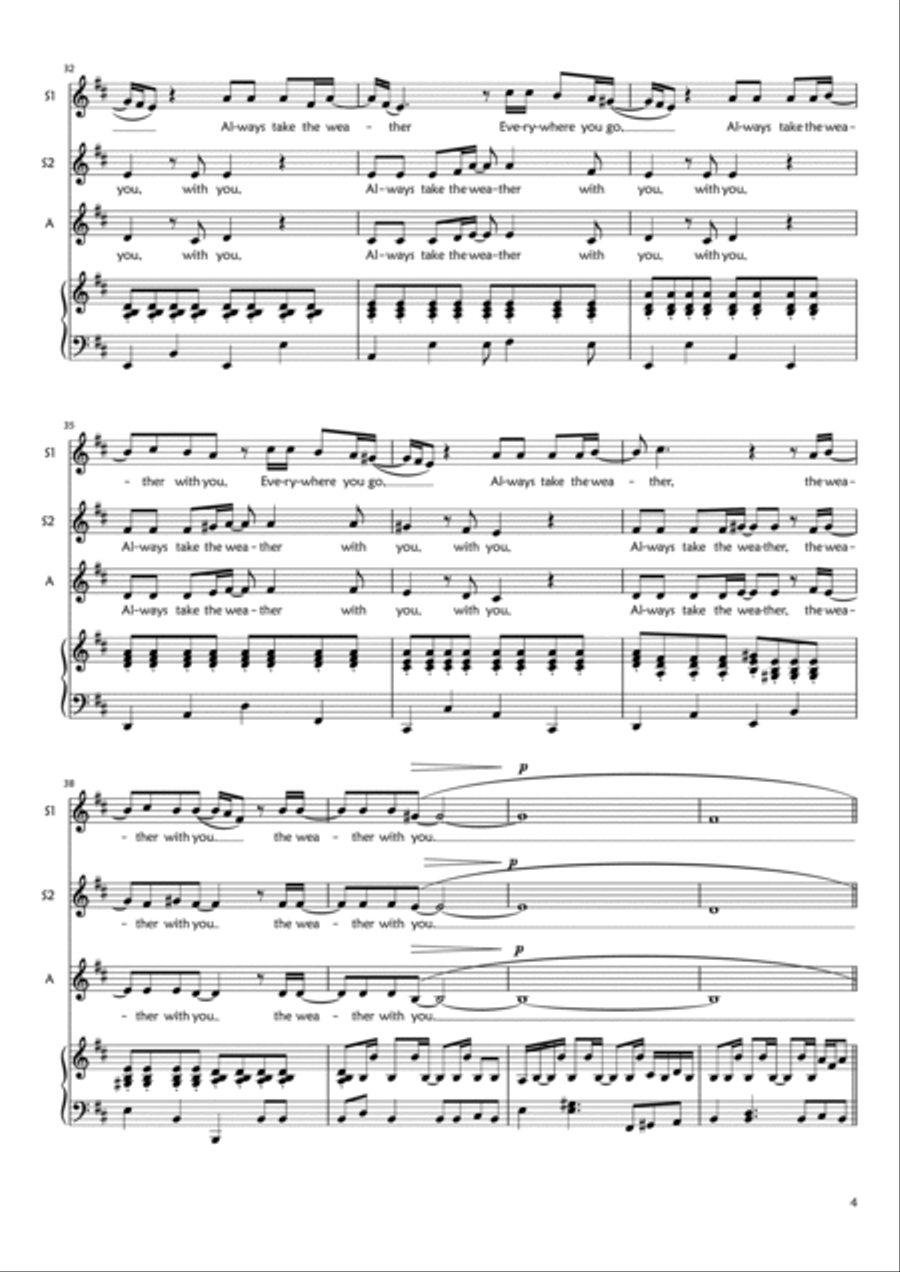 Weather With You Weather With You SSA scores gallery preview page 4