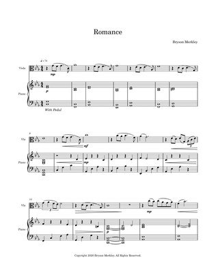 Romance (For Viola and Piano)