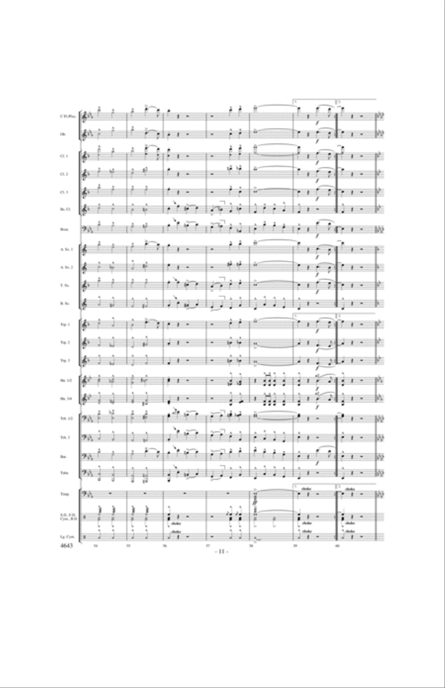 National Emblem Concert Band scores gallery preview page 10