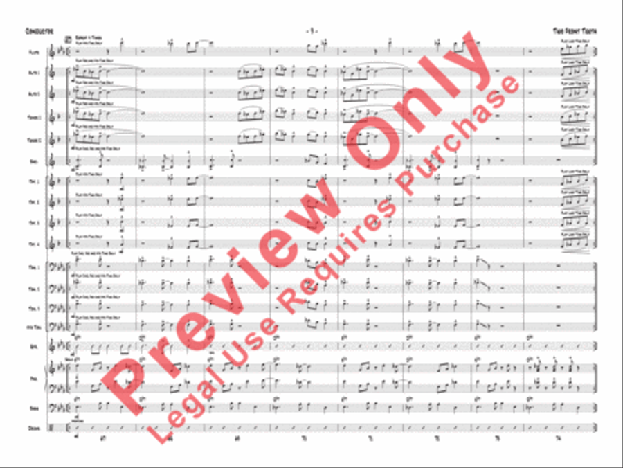 Two Front Teeth Jazz Ensemble scores gallery preview page 32