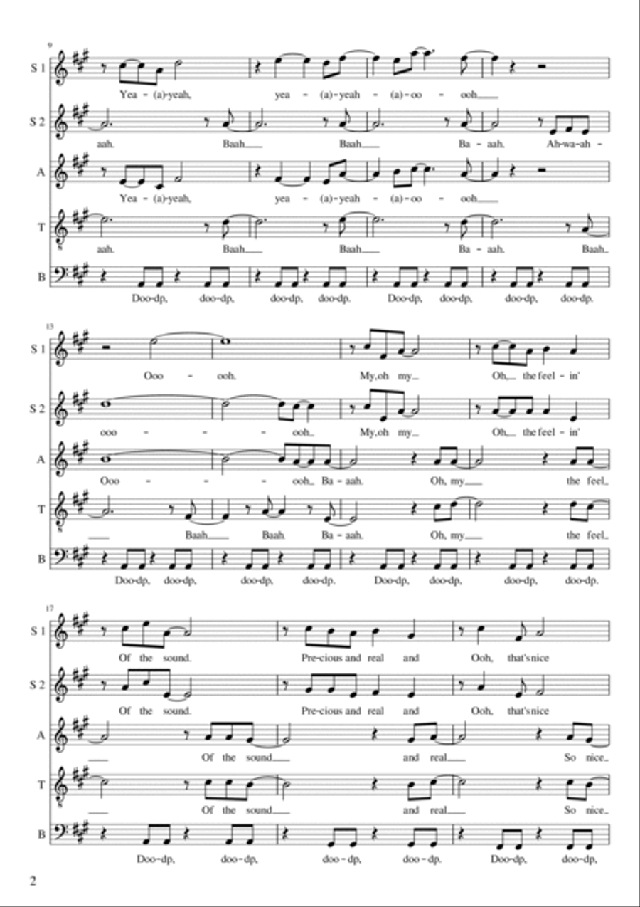 Soul Food To Go (sina) A Cappella scores gallery preview page 2