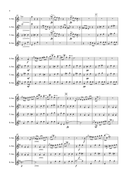 Anitra's Dance from Peer Gynt Suite No. 1 for Saxophone Quartet image number null