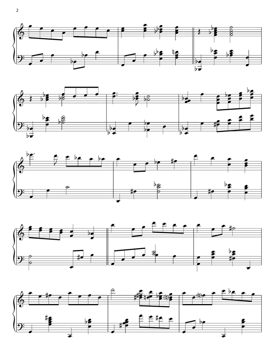 Laura Piano Solo scores gallery preview page 2