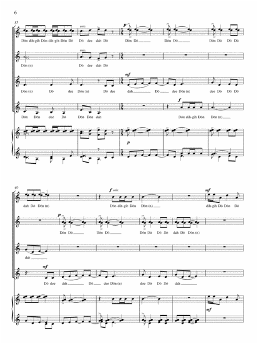 The Womanly Song of God 3-Part scores gallery preview page 3