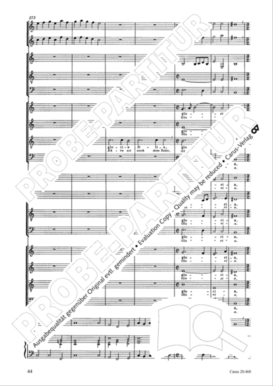 Uppsala-Magnificat 4-Part scores gallery preview page 45