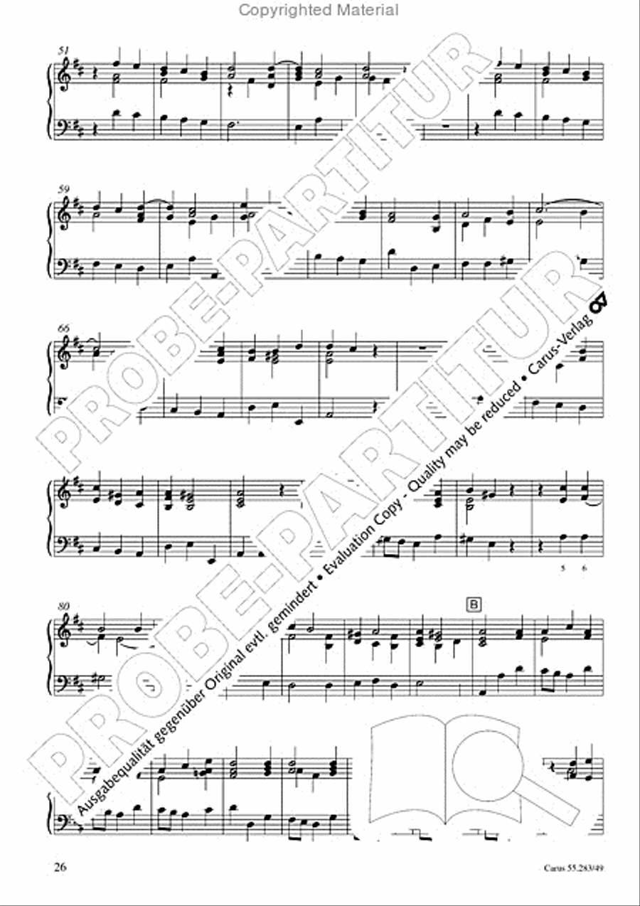 Te Deum for the Victory of Dettingen Organ scores gallery preview page 27