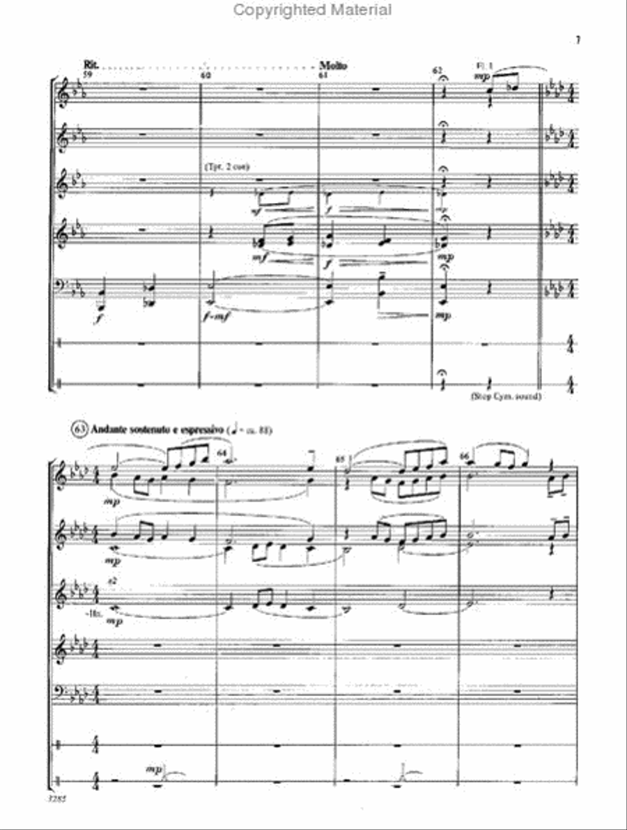 Windwood Concert Band scores gallery preview page 7