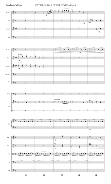 Joyous Carols of Christmas (Full Orchestra) - Score