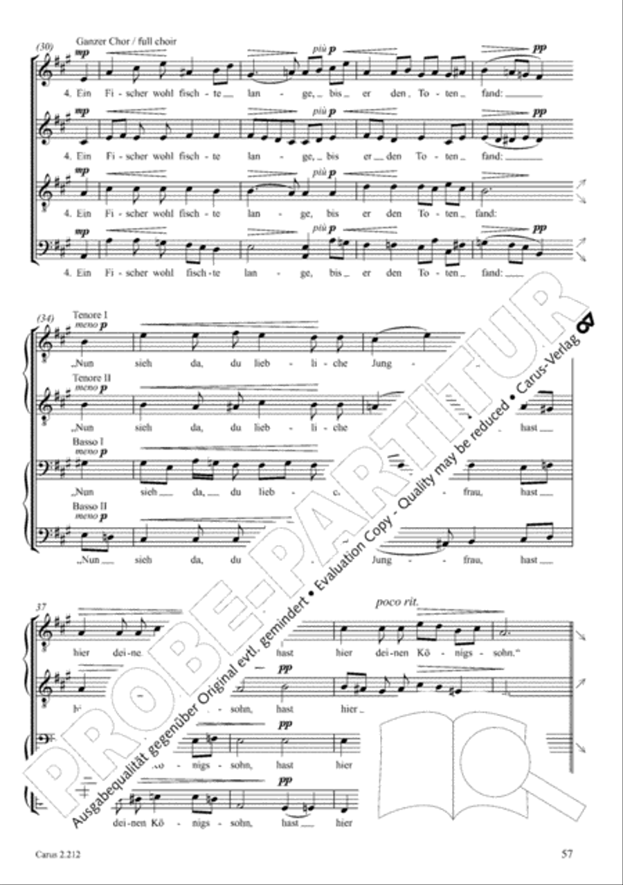 Love songs. Choral collection with CD 4-Part scores gallery preview page 49