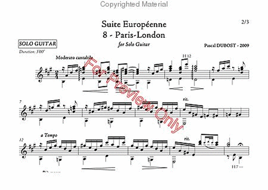 Suite Europeenne, 8 - Paris-London image number null