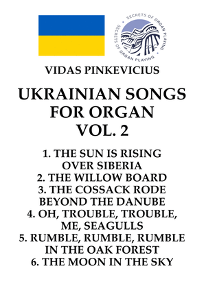 Book cover for Ukrainian Songs for Organ, Vol. 2 by Vidas Pinkevicius (2022)