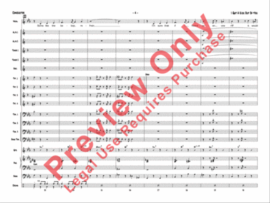 I Get a Kick Out of You Jazz Ensemble scores gallery preview page 25