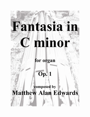 Op. 1 Fantasia in C minor