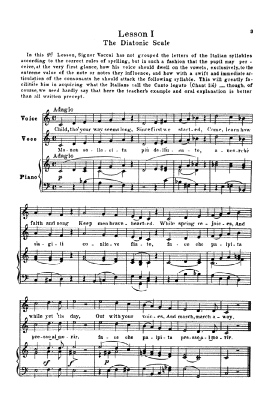 Practical Italian Vocal Method (Marzials) Voice scores gallery preview page 8