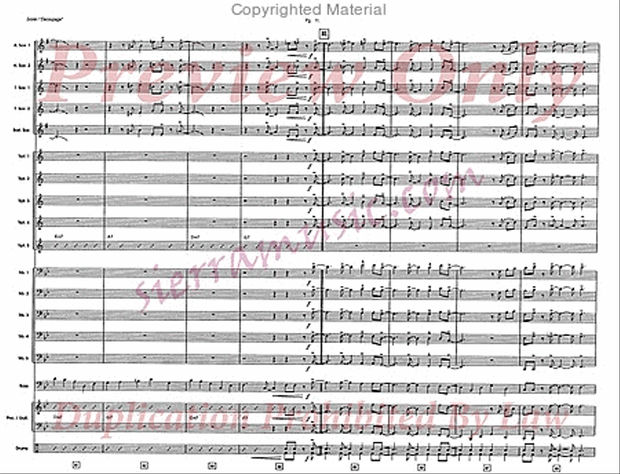 Decoupage Jazz Ensemble scores gallery preview page 12
