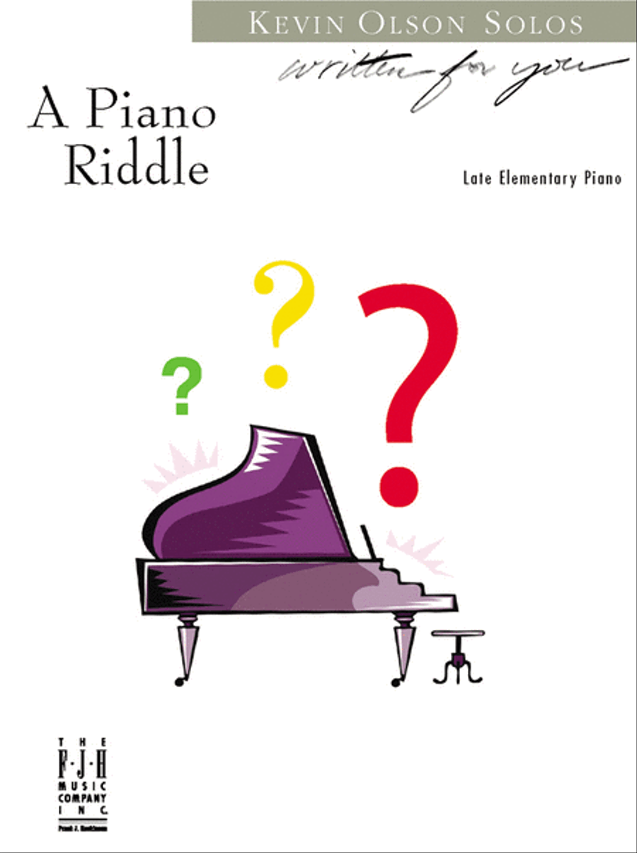 A Piano Riddle Easy Piano scores gallery preview page 2