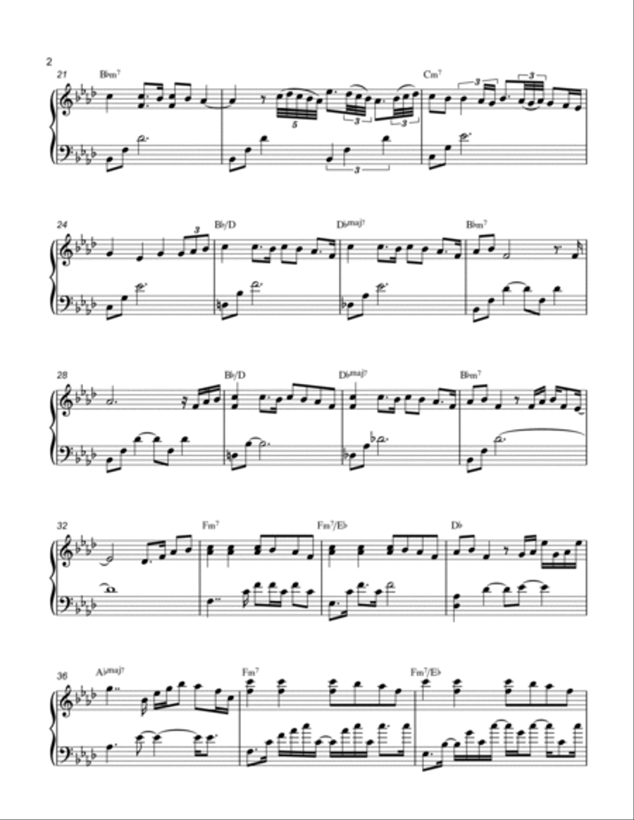 Reaching Reaching Piano Solo scores gallery preview page 2