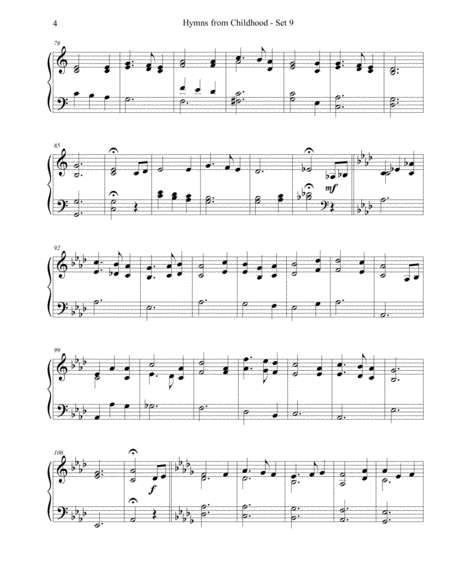 Hymns from Childhood - Set 9 (piano solo) image number null