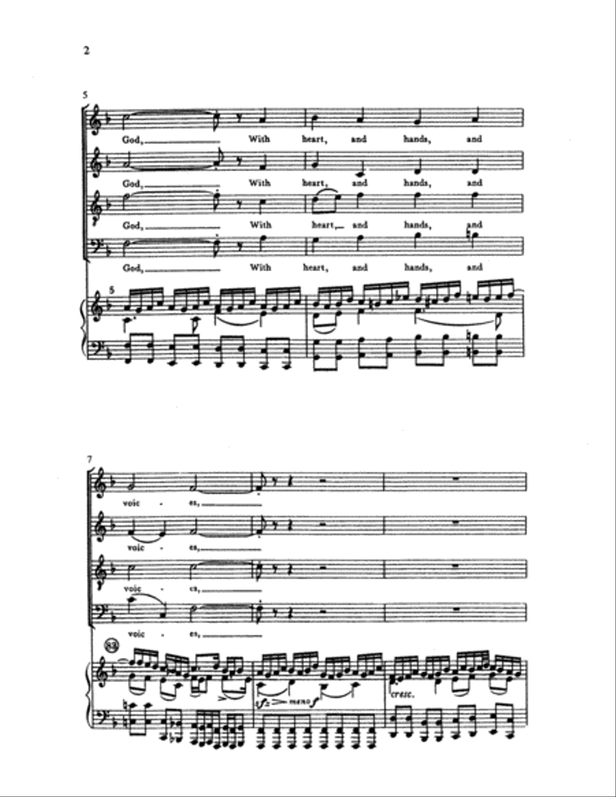 A Psalm Of Thanksgiving A Psalm Of Thanksgiving 4-Part scores gallery preview page 3