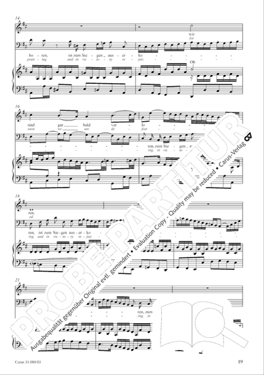 A mighty fortress is our God (Ein feste Burg ist unser Gott) 4-Part scores gallery preview page 19