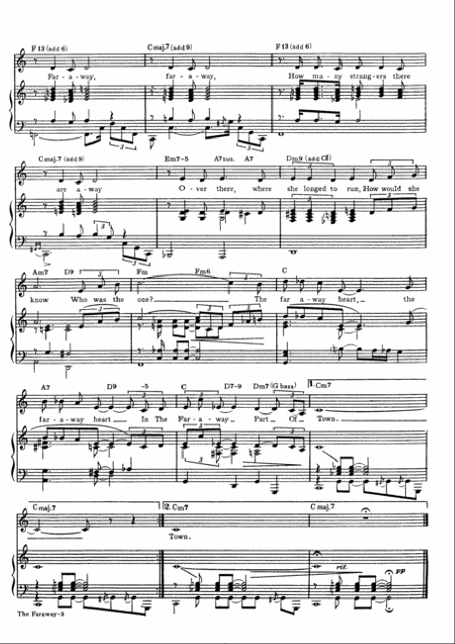 The Faraway Part Of Town The Faraway Part Of Town Voice scores gallery preview page 4