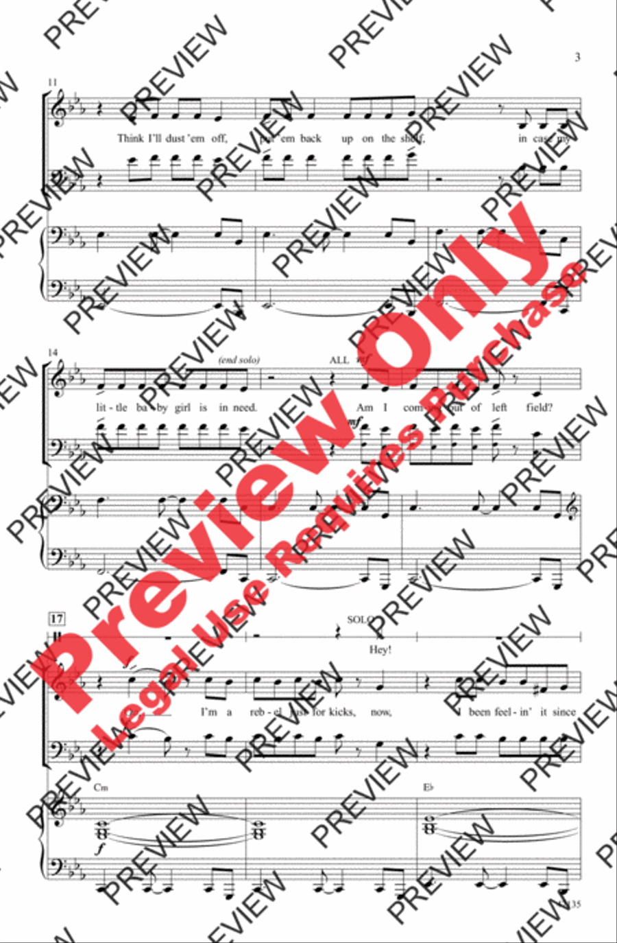 Feel It Still 4-Part scores gallery preview page 3