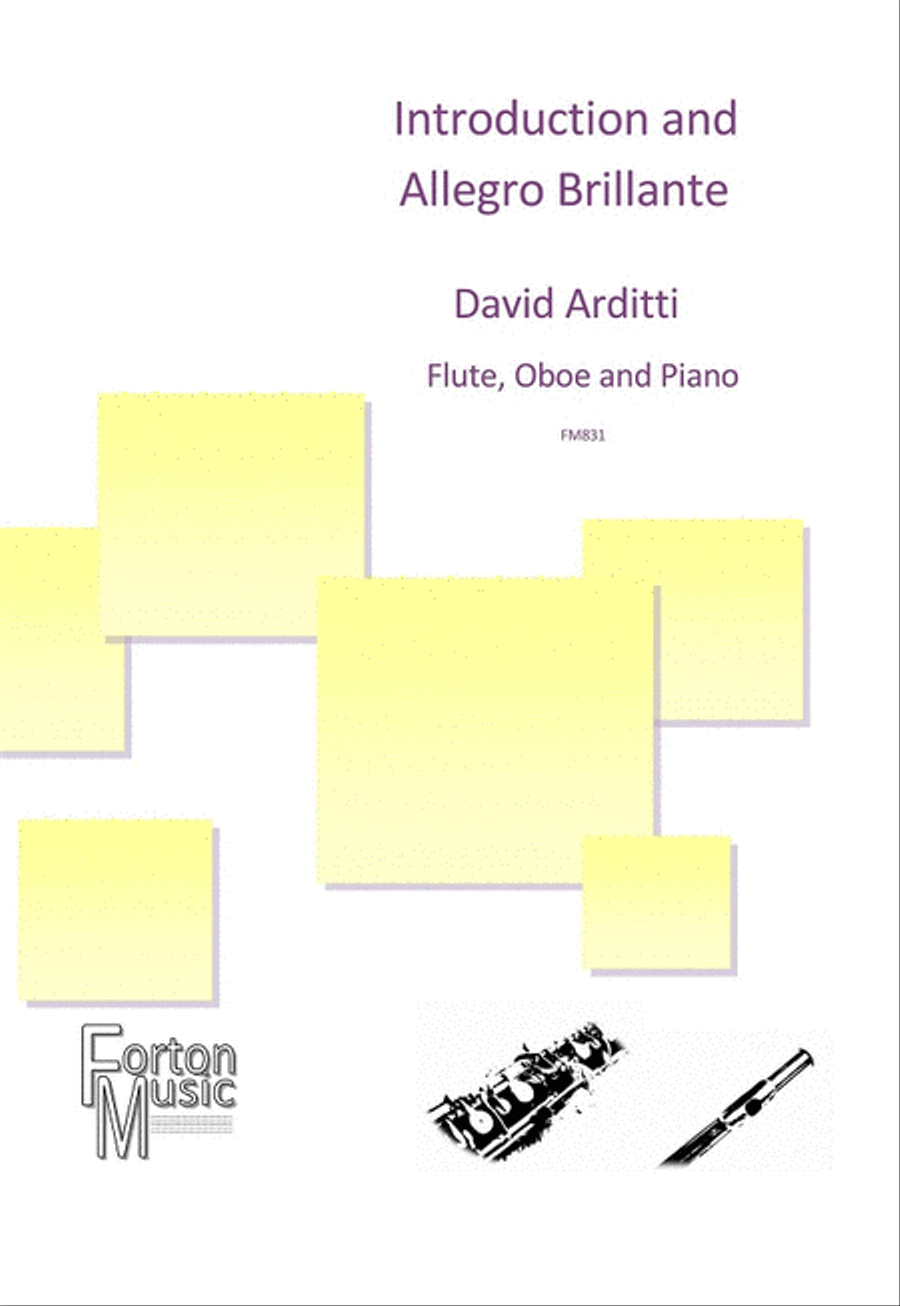 Introduction and Allegro Brillante Flute scores gallery preview page 1