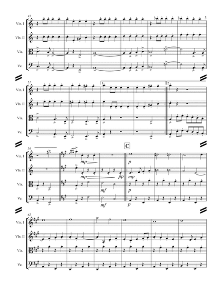 March - Joyce’s 71st N.Y. Regiment March (for String Quartet) image number null
