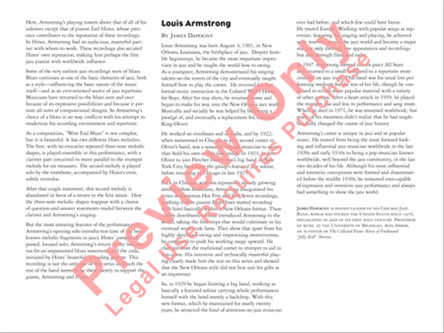 West End Blues Jazz Ensemble scores gallery preview page 5