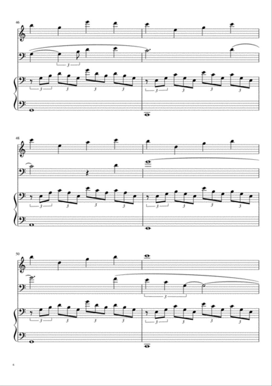 Unchained Melody Small Ensemble scores gallery preview page 6