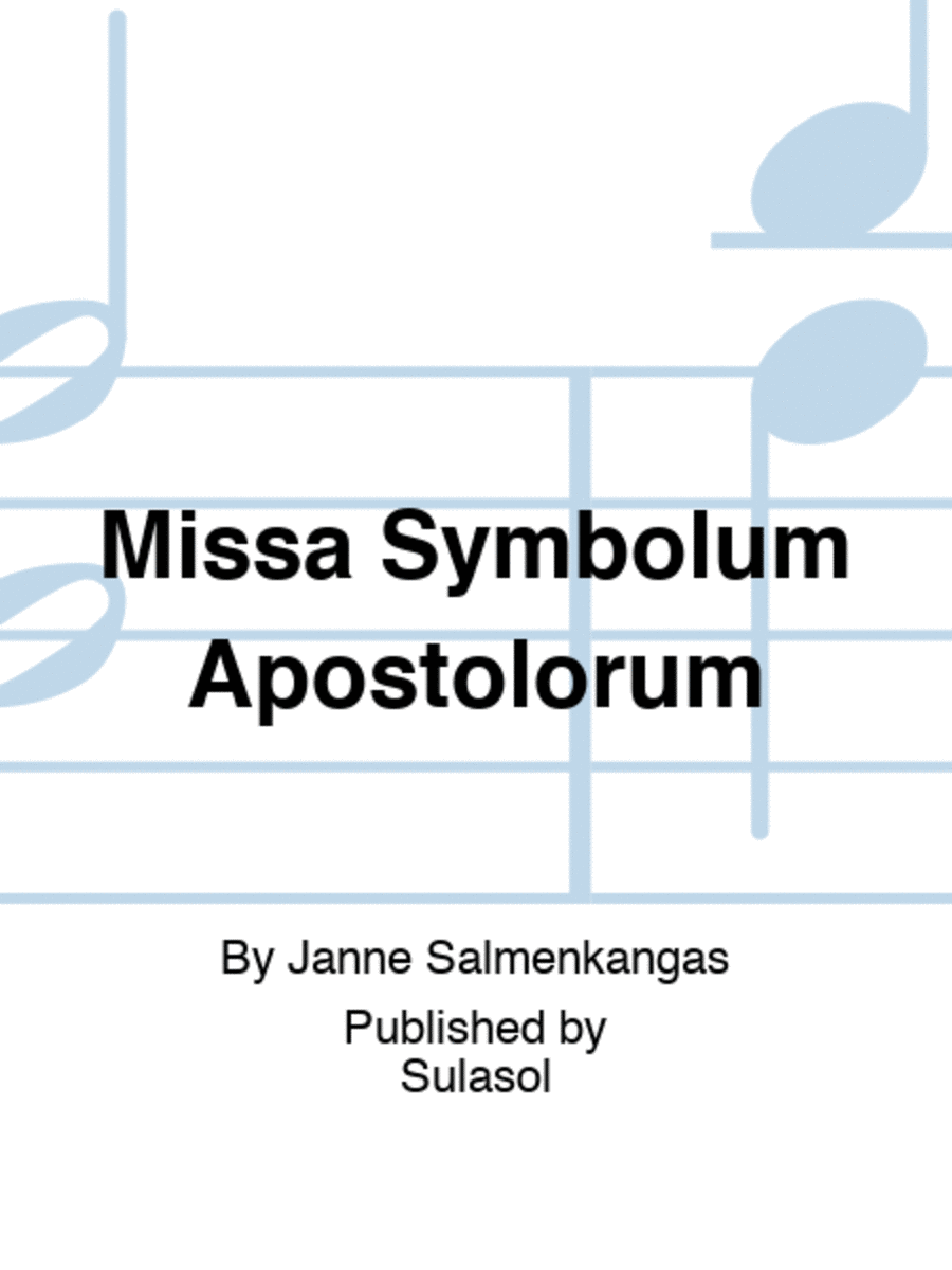 Missa Symbolum Apostolorum SSATBB scores gallery preview page 1