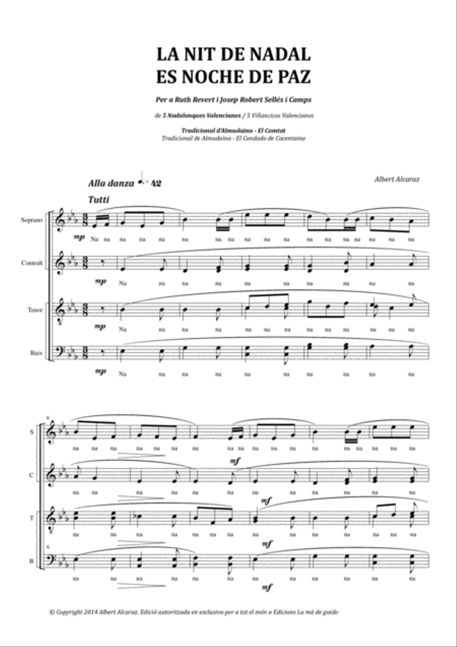 La nit de Nadal 4-Part scores gallery preview page 3