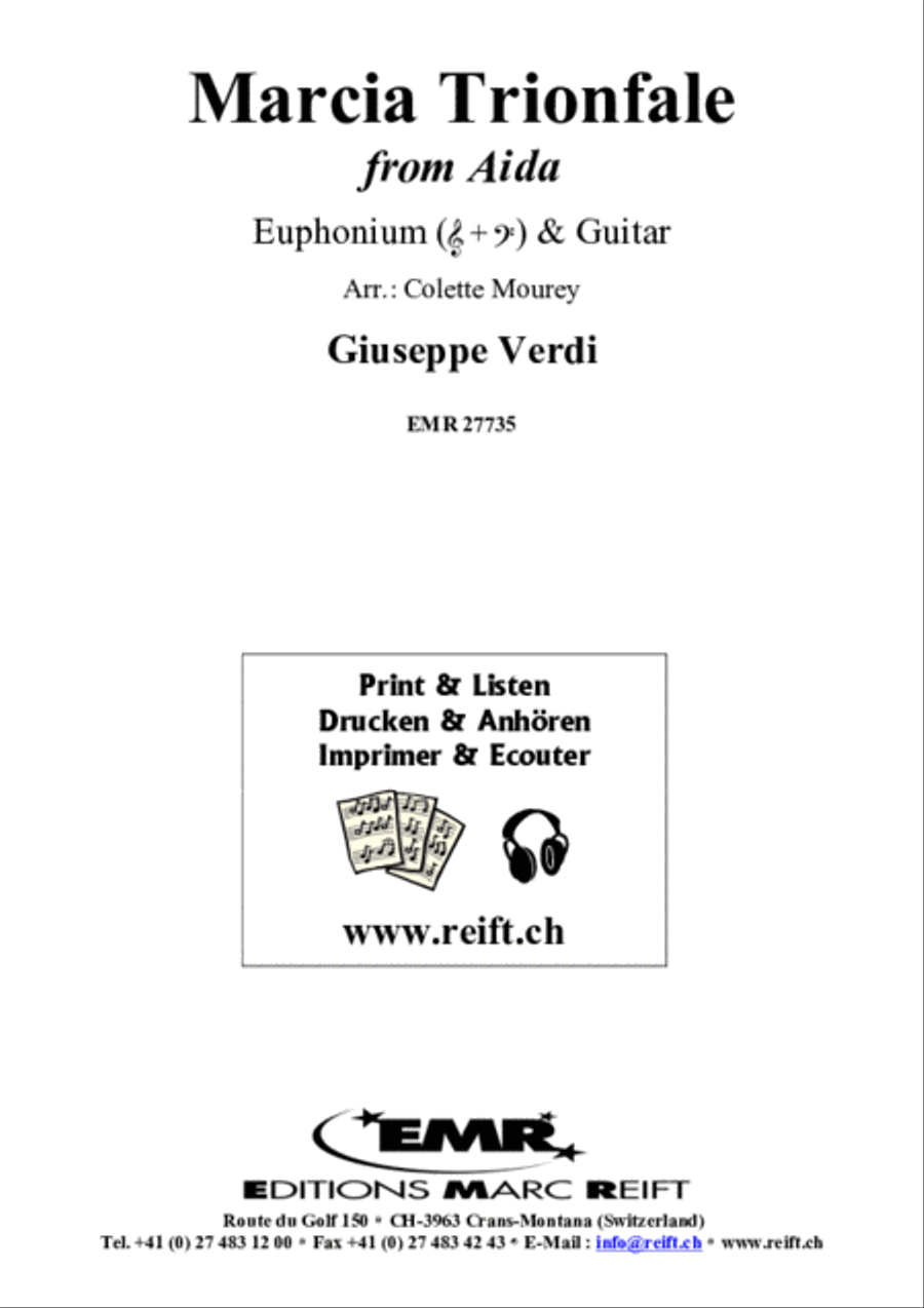 Marcia Trionfale Euphonium scores gallery preview page 2