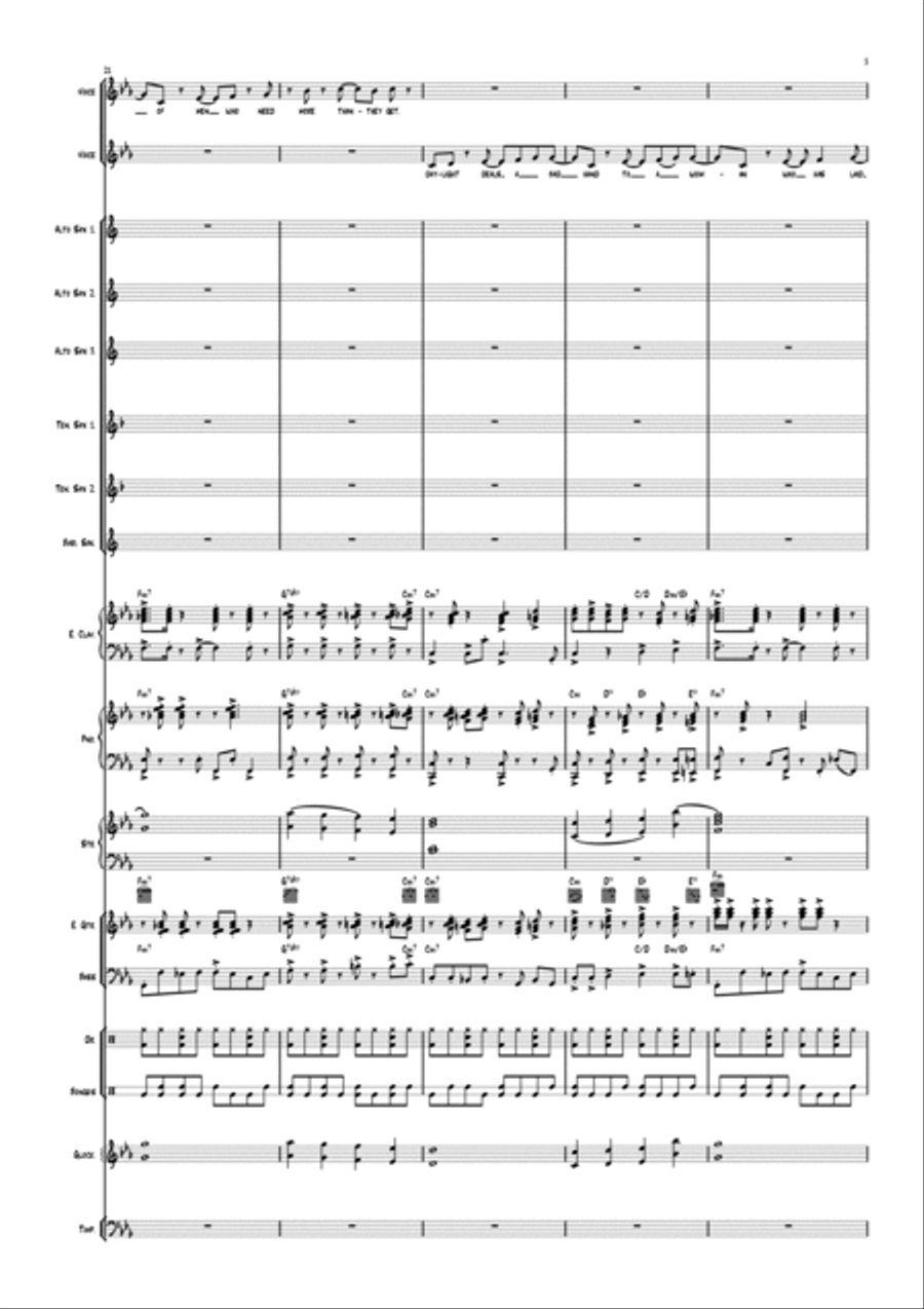 Boogie Wonderland Jazz Ensemble scores gallery preview page 5