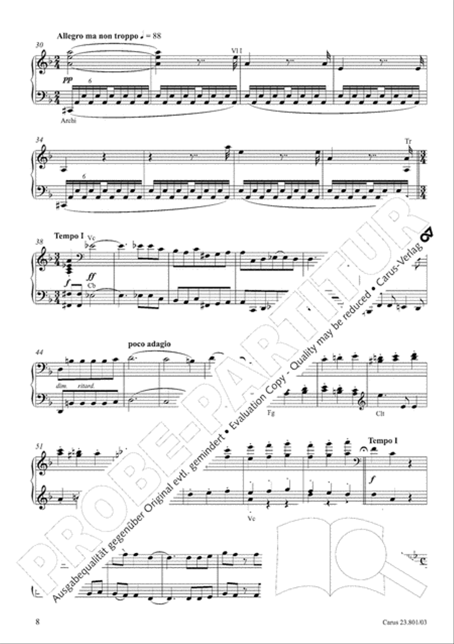 Symphony No. 9, Op. 125 - Finale (Choral Symphony) 4-Part scores gallery preview page 9