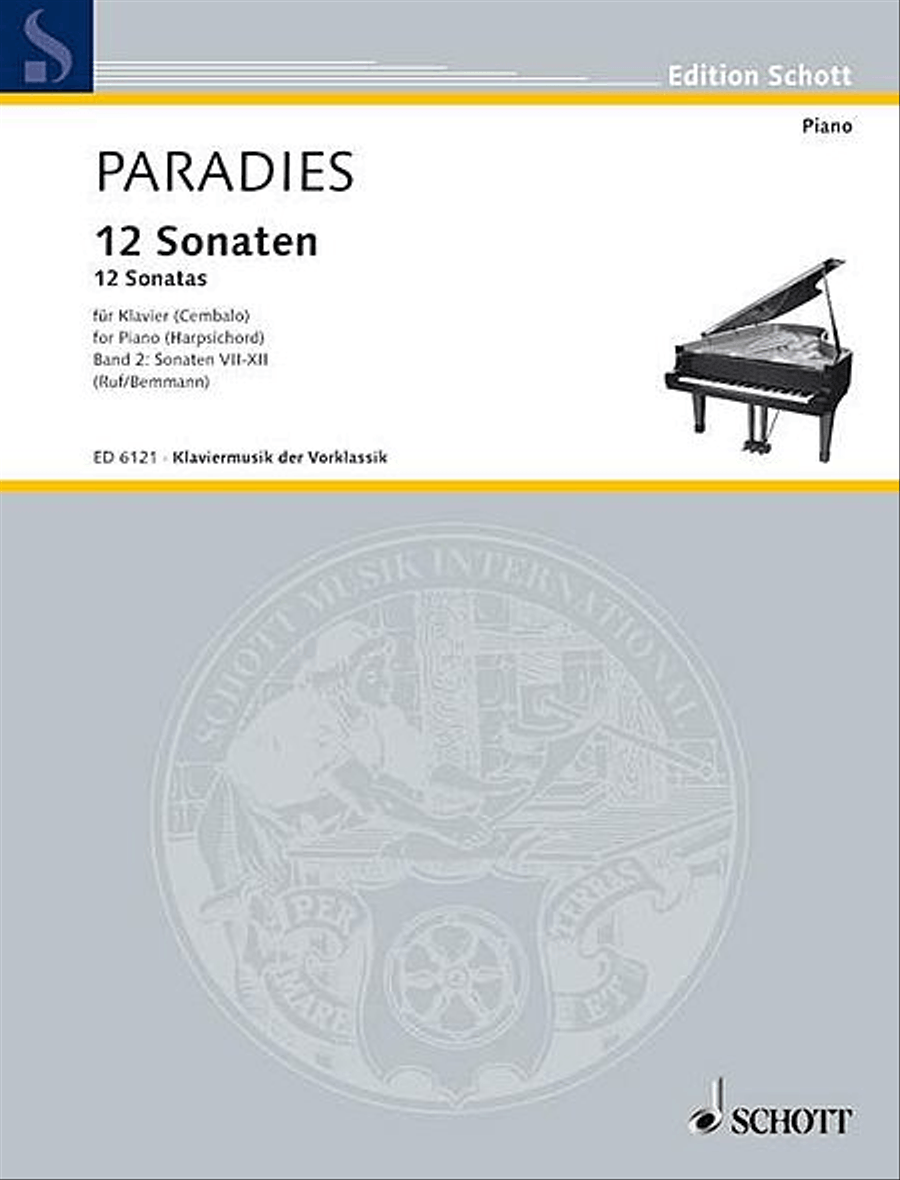 Sonatas 7-12 Harpsichord scores gallery preview page 1