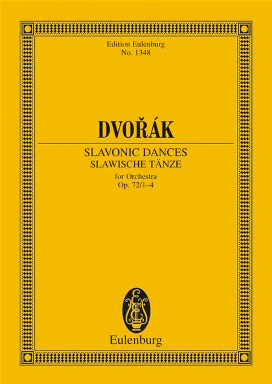Slavonic Dances Orchestra scores gallery preview page 1