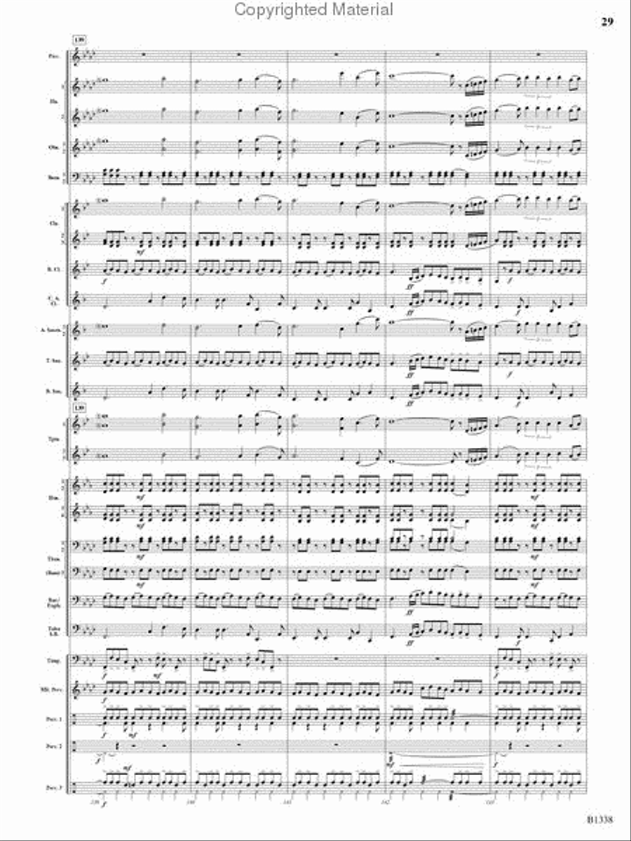 Rock Springs Saga Rock Springs Saga Concert Band scores gallery preview page 27