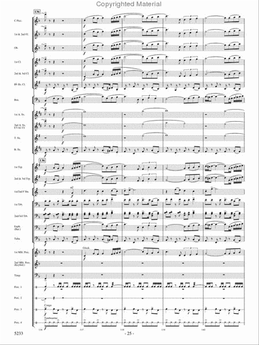 Upon These Wings Concert Band scores gallery preview page 24