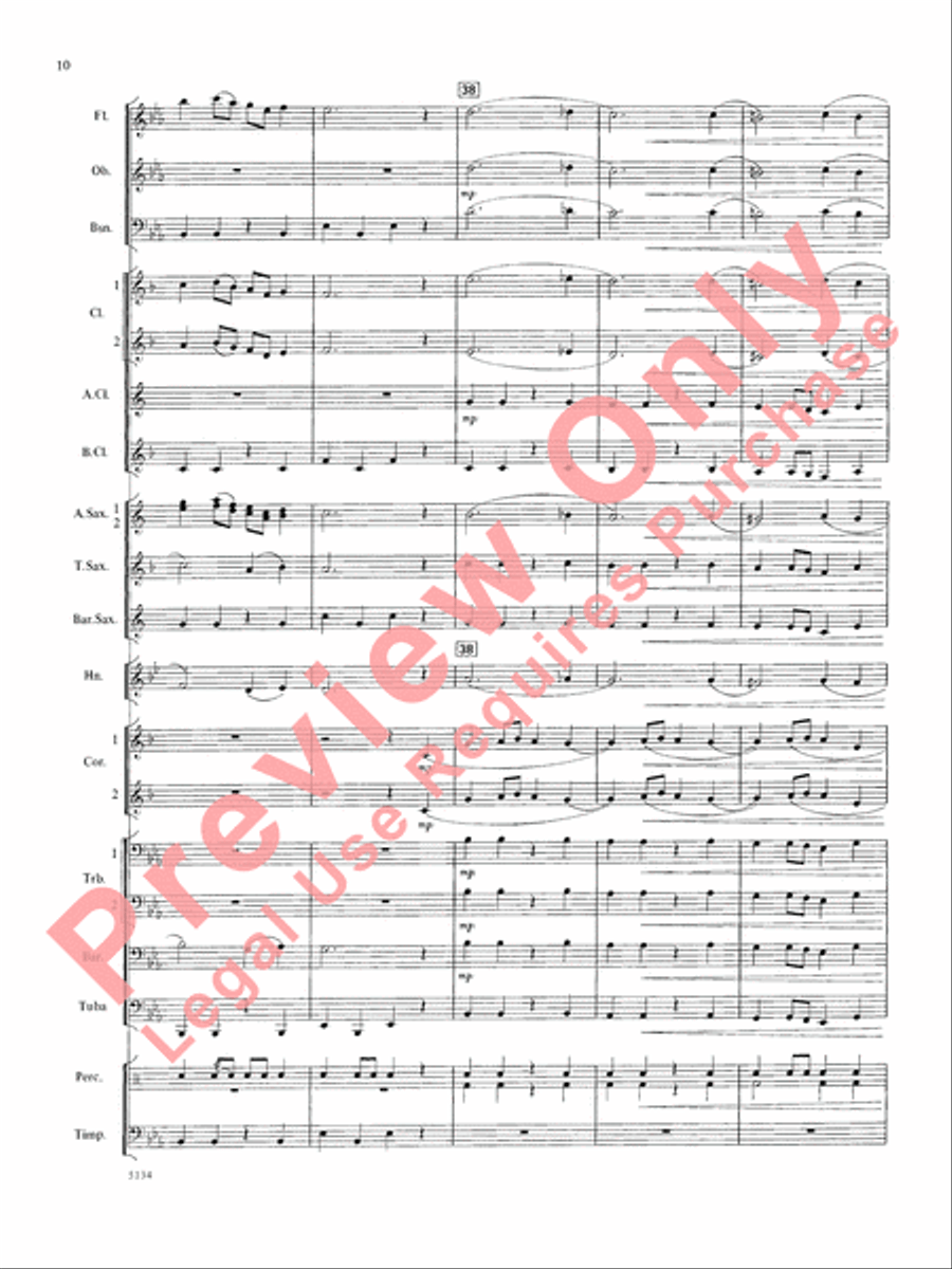 Santa at the Symphony Concert Band scores gallery preview page 11
