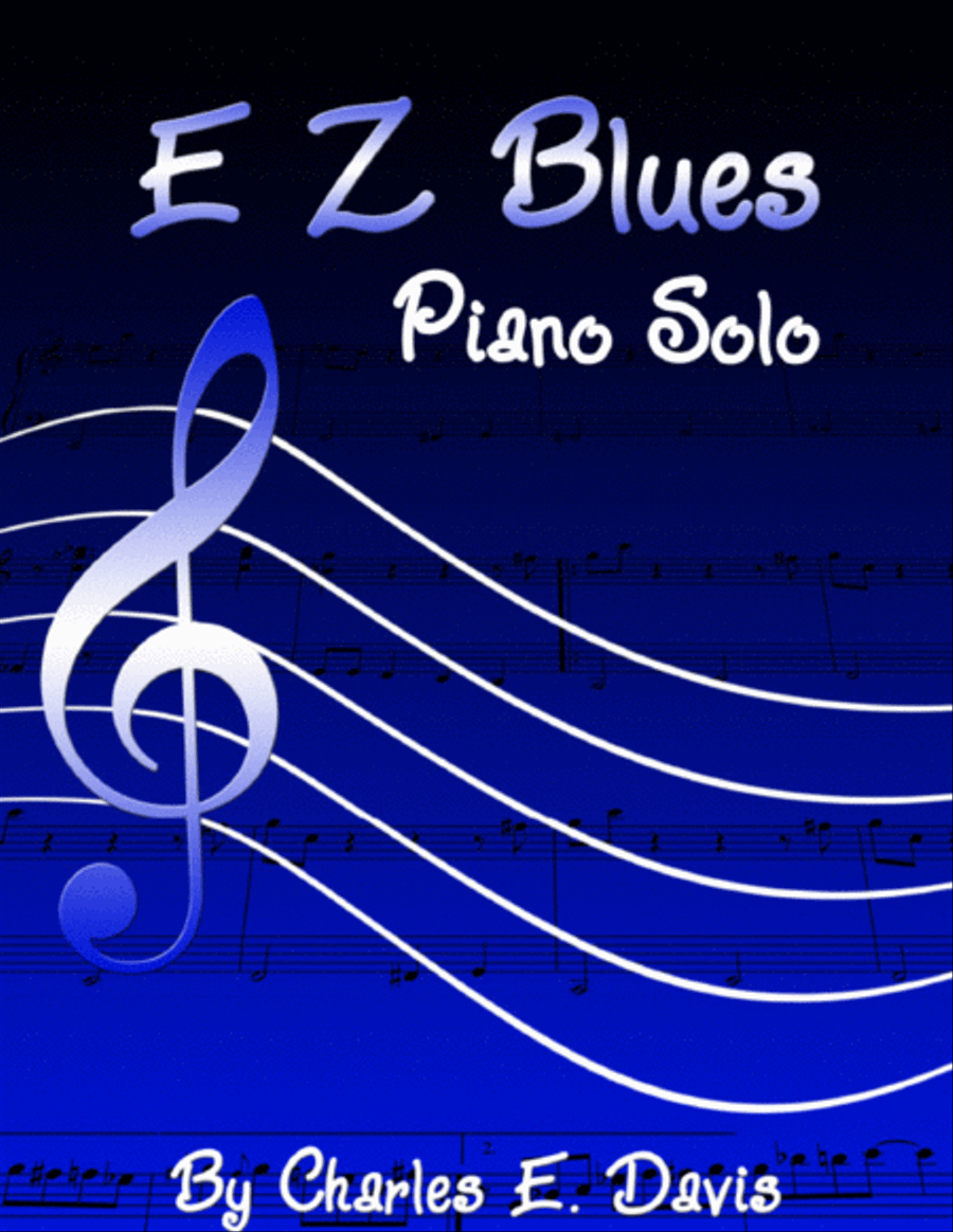 E Z Blues - Piano Solo (Guitar Optional) Jazz Ensemble scores gallery preview page 1
