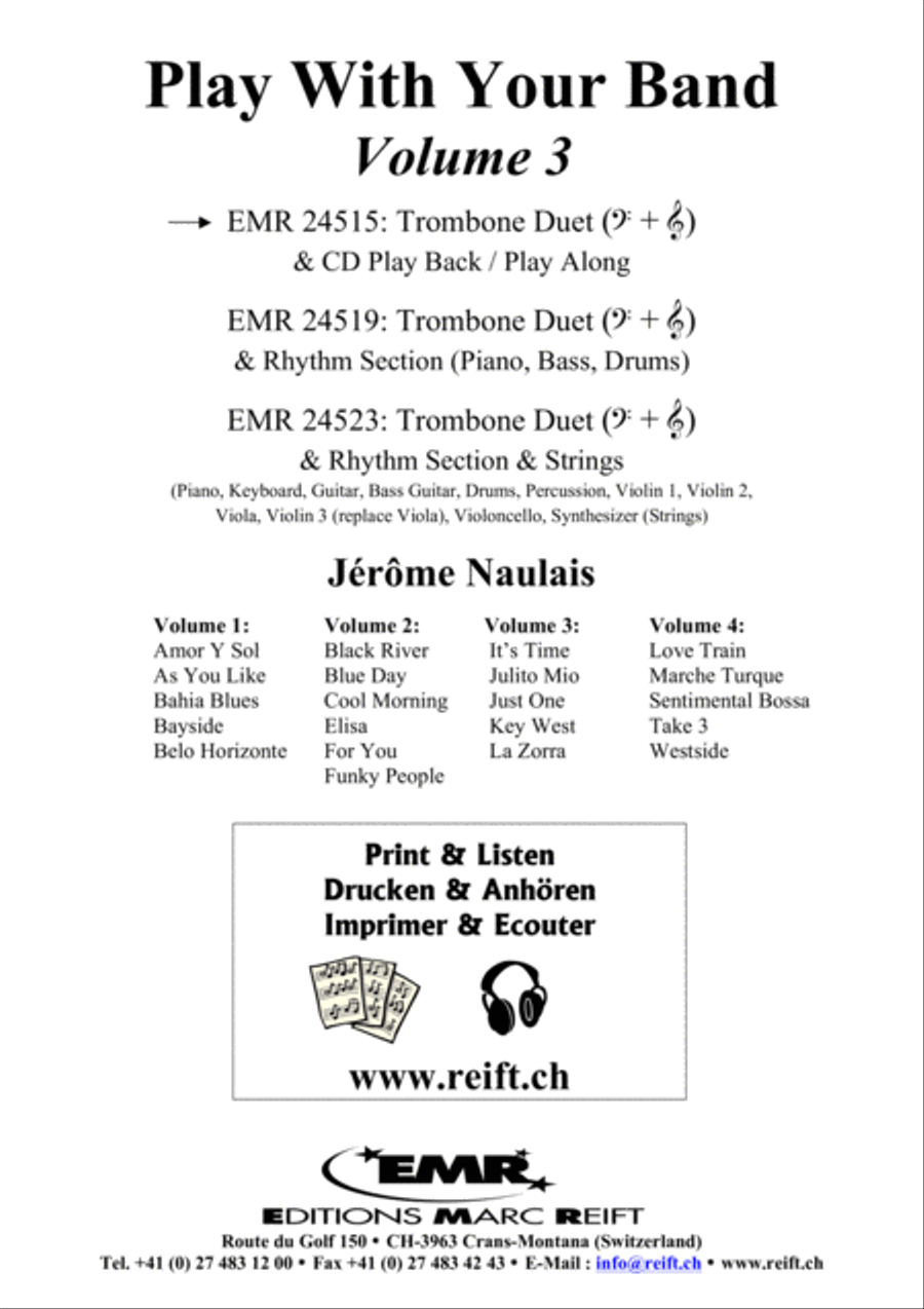 Play With Your Band Volume 3 Trombone Duet scores gallery preview page 2